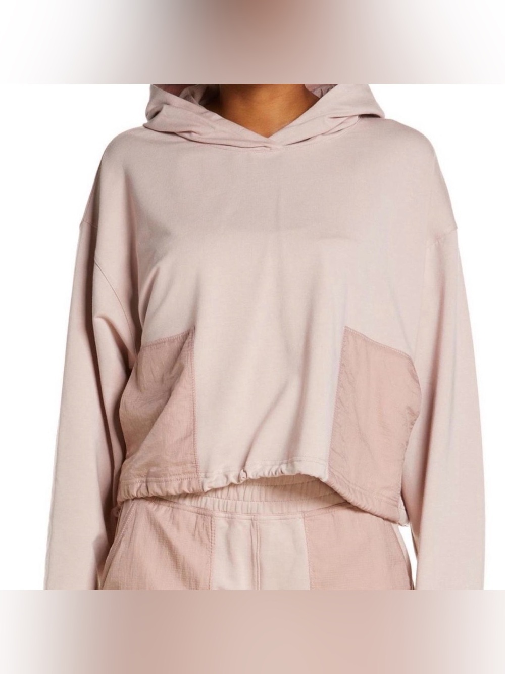Outdoor Voices BeachTree dusty rose activewear pullover hoodie sweatshirt XS